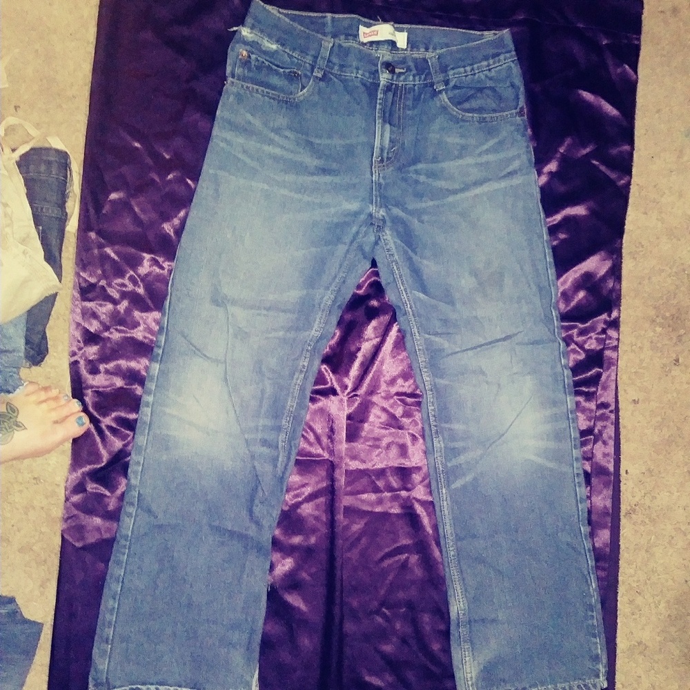 Levis 505 straight leg jeans